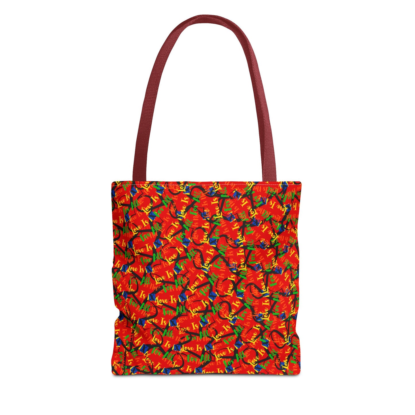 LINFA Chaos In The Heart Tote Bag Red (Made in Germany)