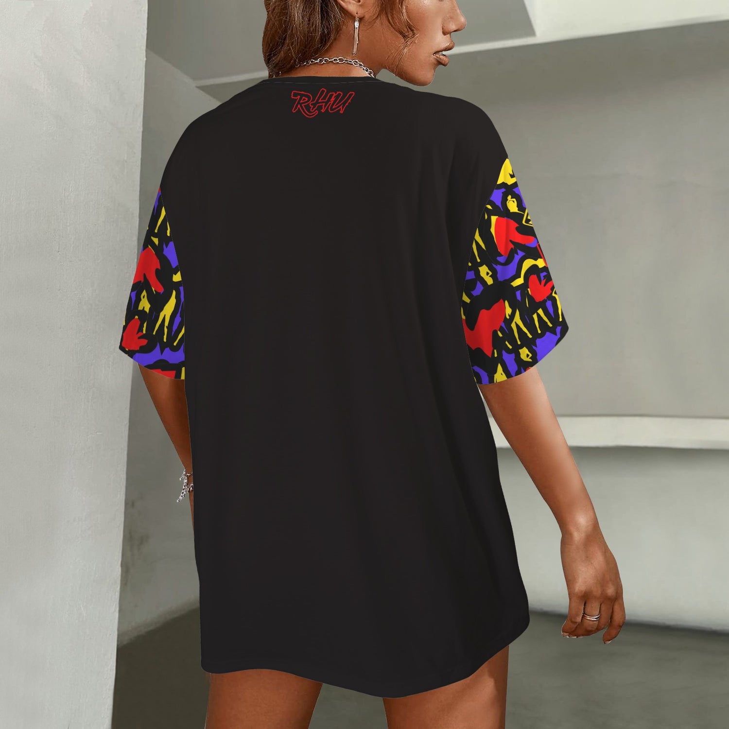 Mosquitoes Hearts Blue T-shirt - Caution Sleeve