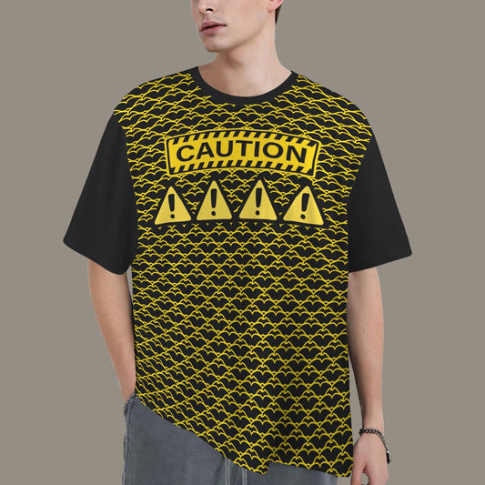 CAUTION T-SHIRT -YELLOW MOUTHS / SIGNS