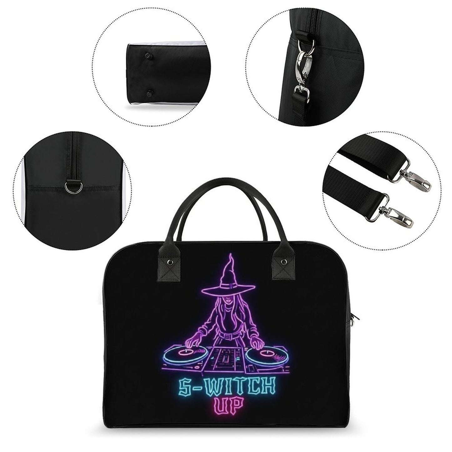 S-WITCH UP Neon Logo Travel Bag