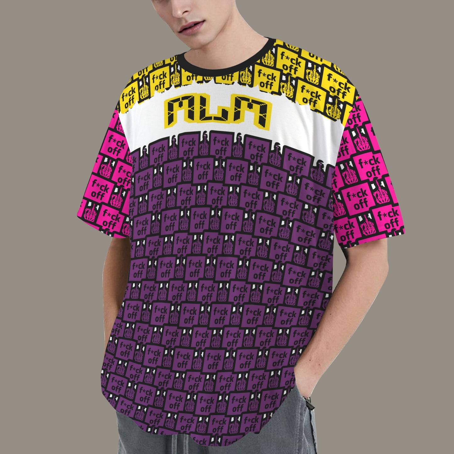 FUCK OFF MLM BLACK T-SHIRT