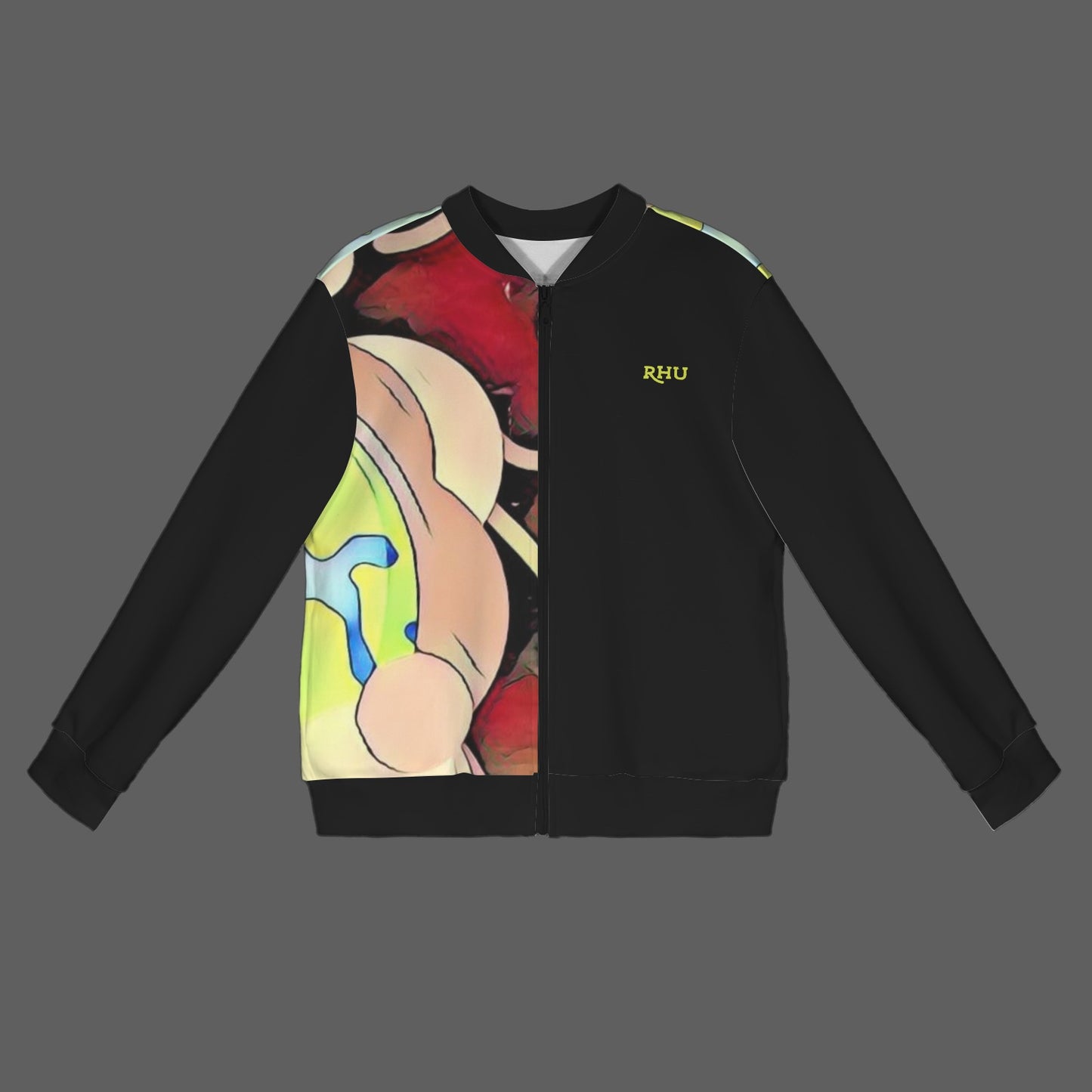 Humans Scare Me Lightweight Jacket Black  Half Design