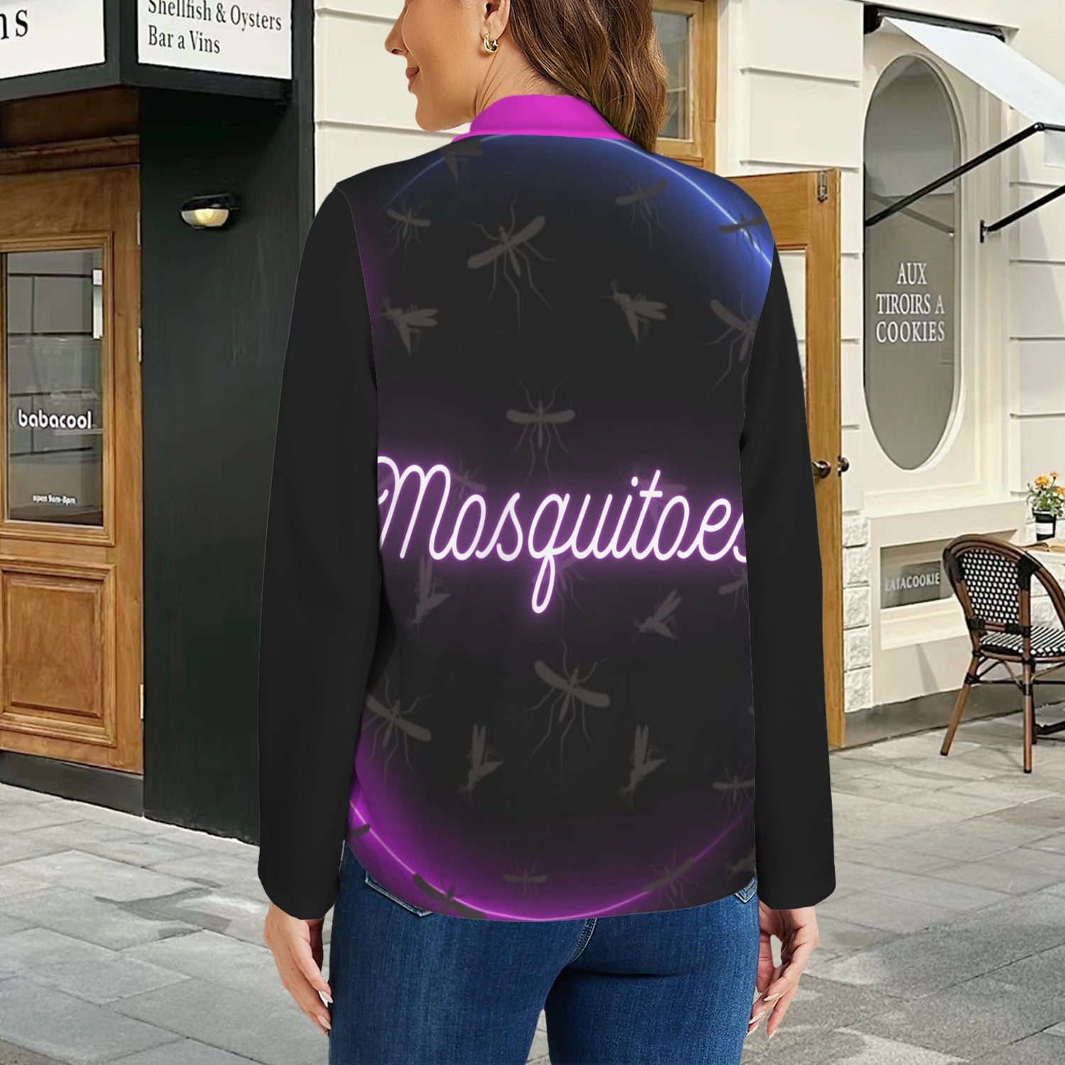 Mosquitoes Jacket Purple  Black