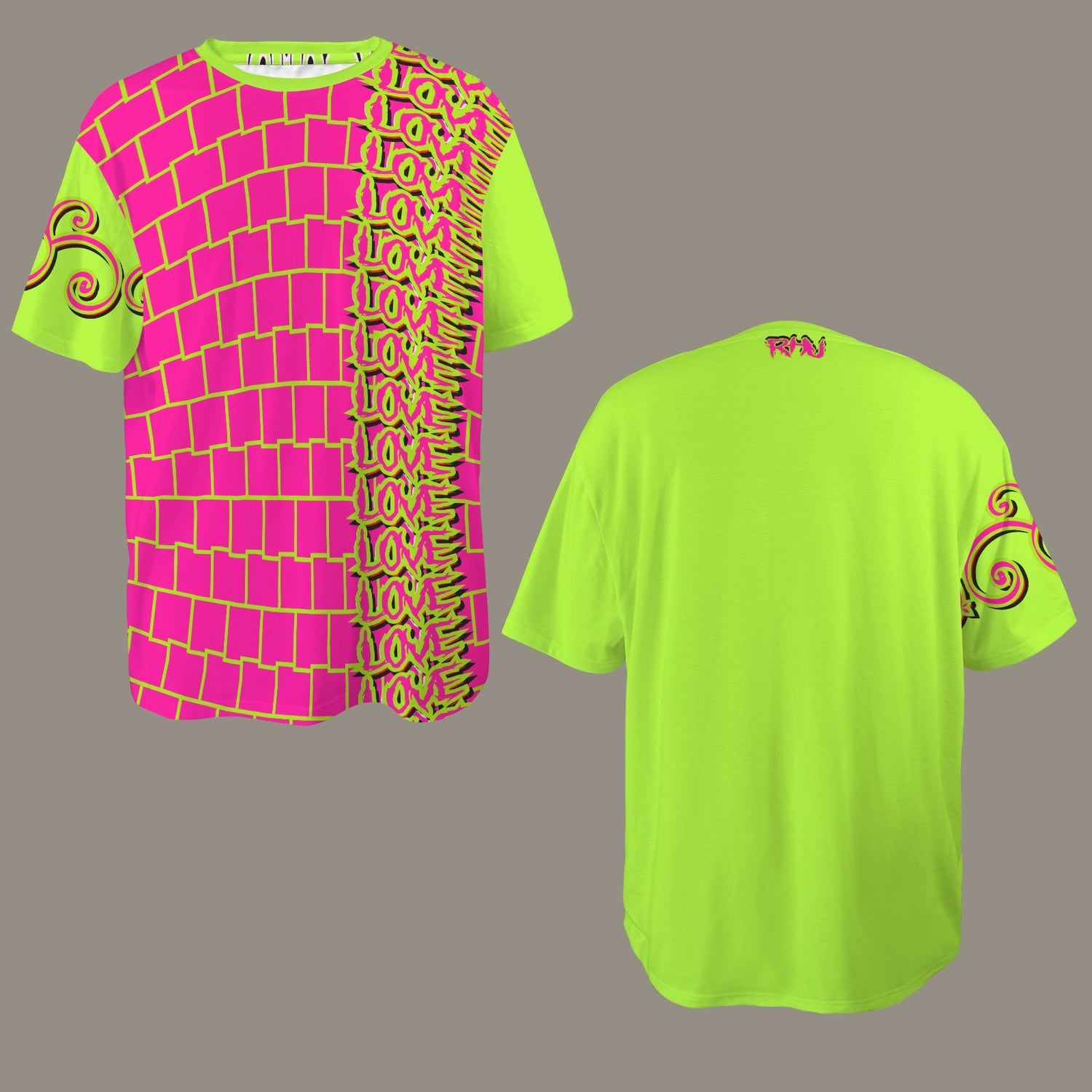 SE SON ROSE - PINK LOVE WALL - BRIGHT GREEN