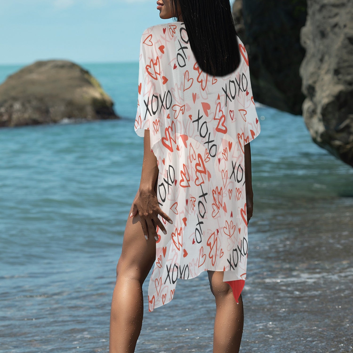 Cover UP Leopard Black Pink