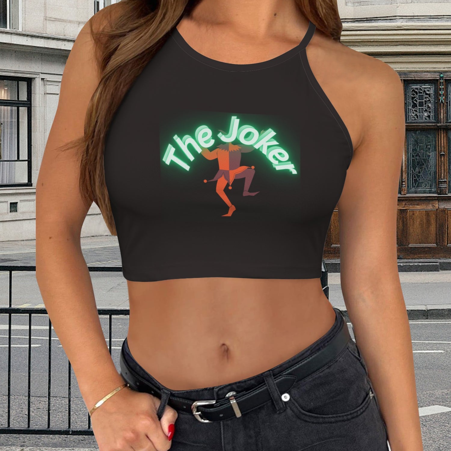 The Joker  Top Back Print