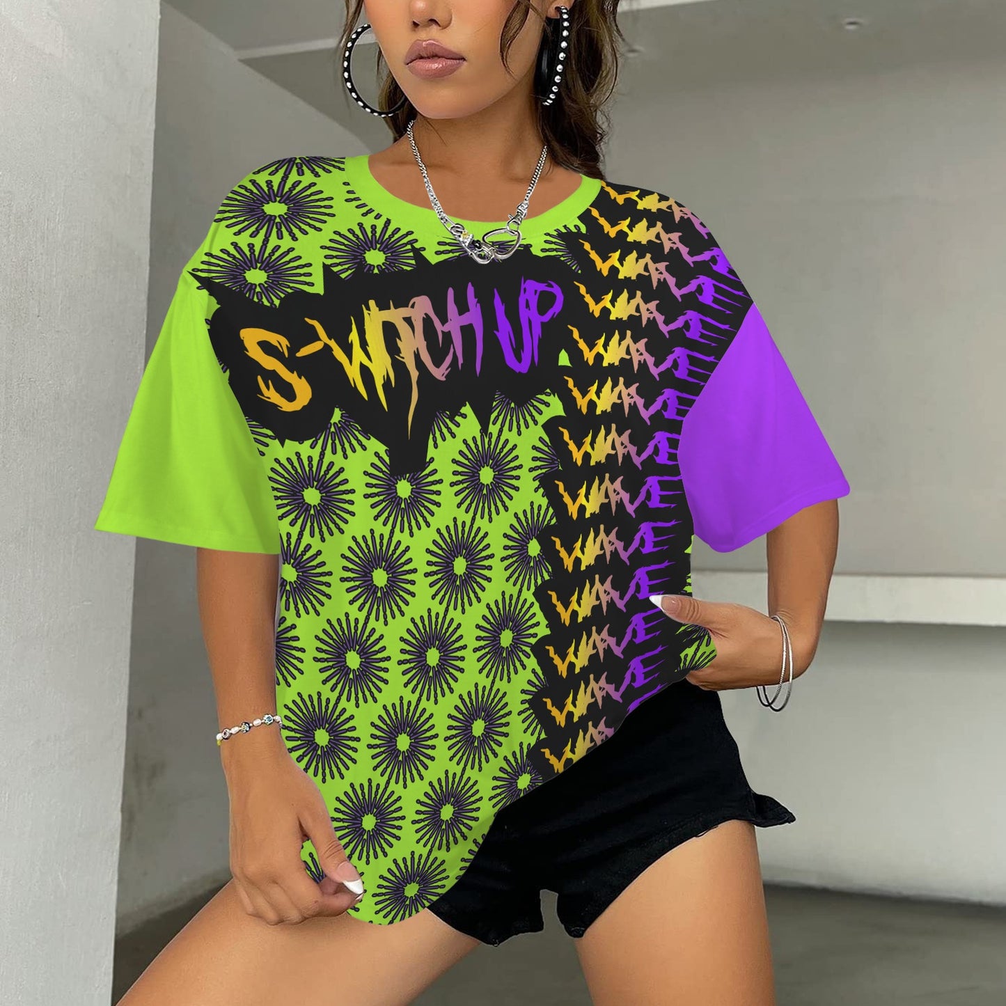 S-WITCH UP WAVE - WAVE BAND MULTI LOGO GREEN V2