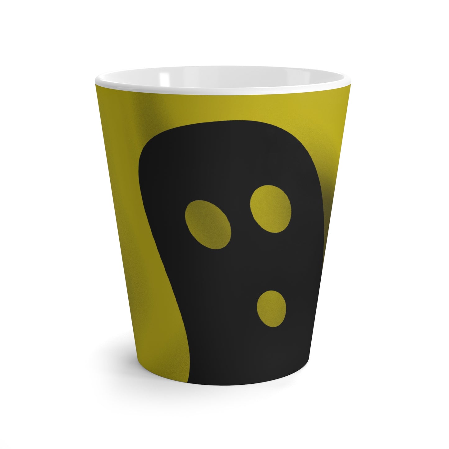 Ghost Latte Mug Duotone Yellow/Black