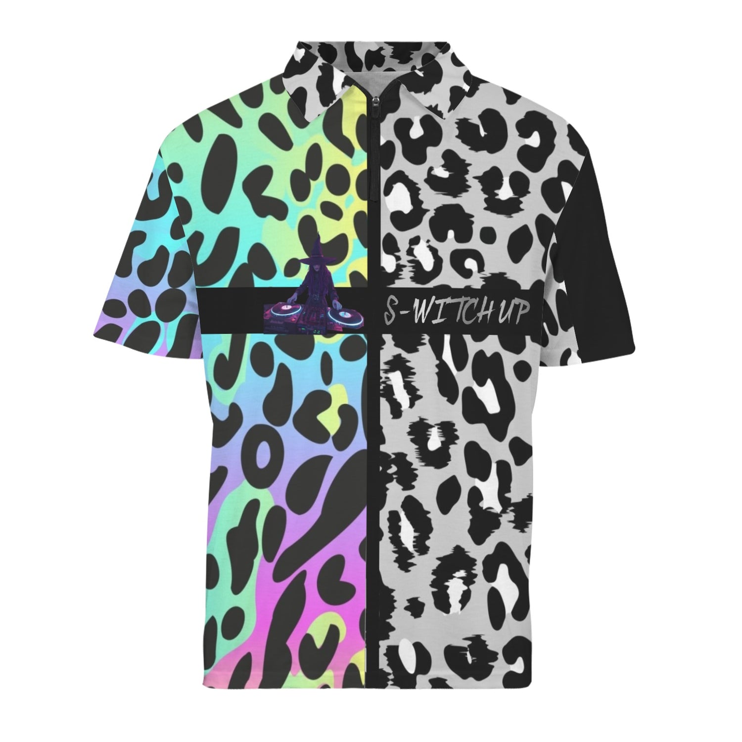 S-WITCH UP Male T-Shirt Zip