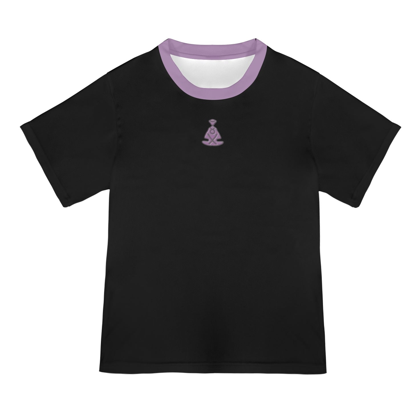 Buddha T-shirt Black Unisex Mesh Cloth T-shirt