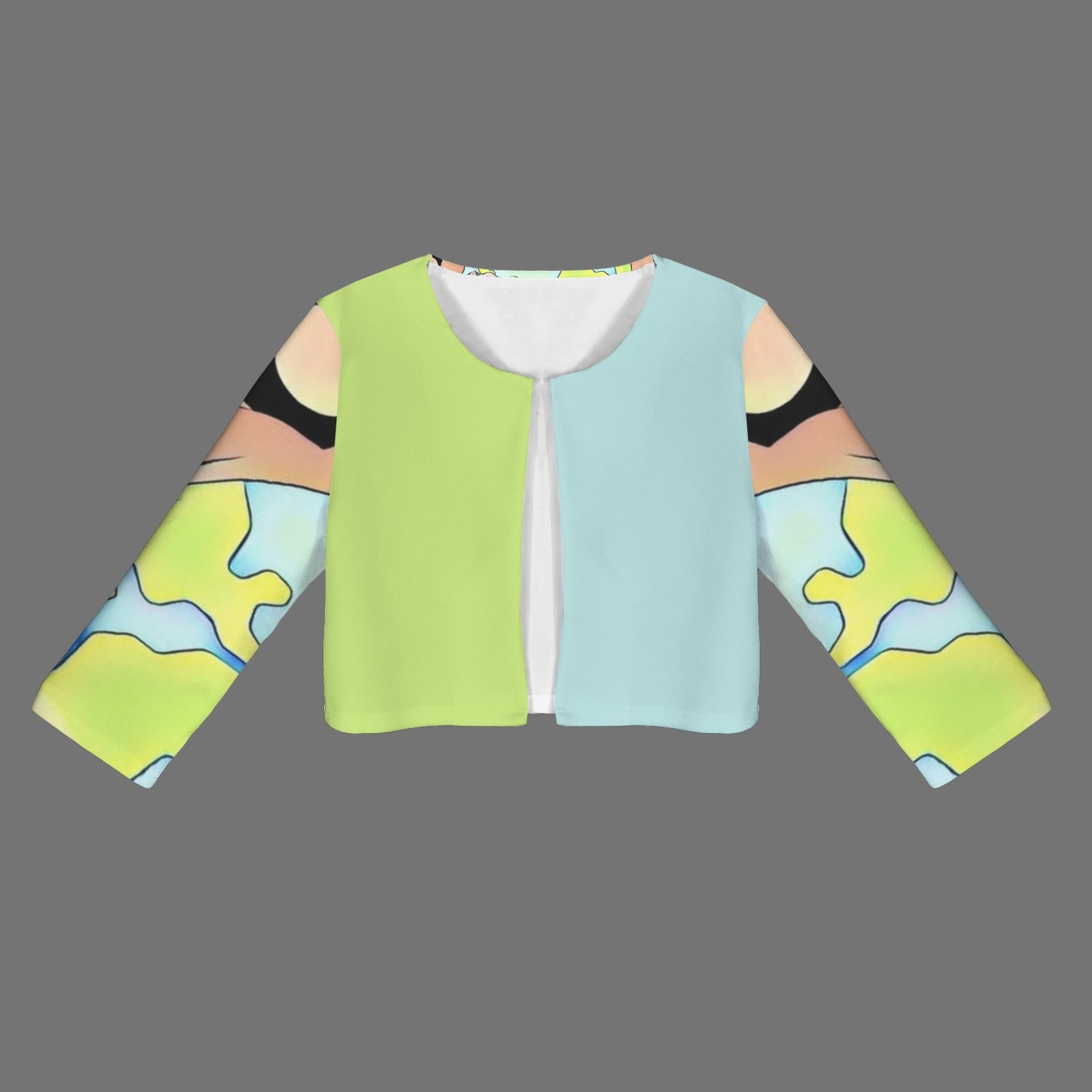 Humans Scare MeCropped Jacket