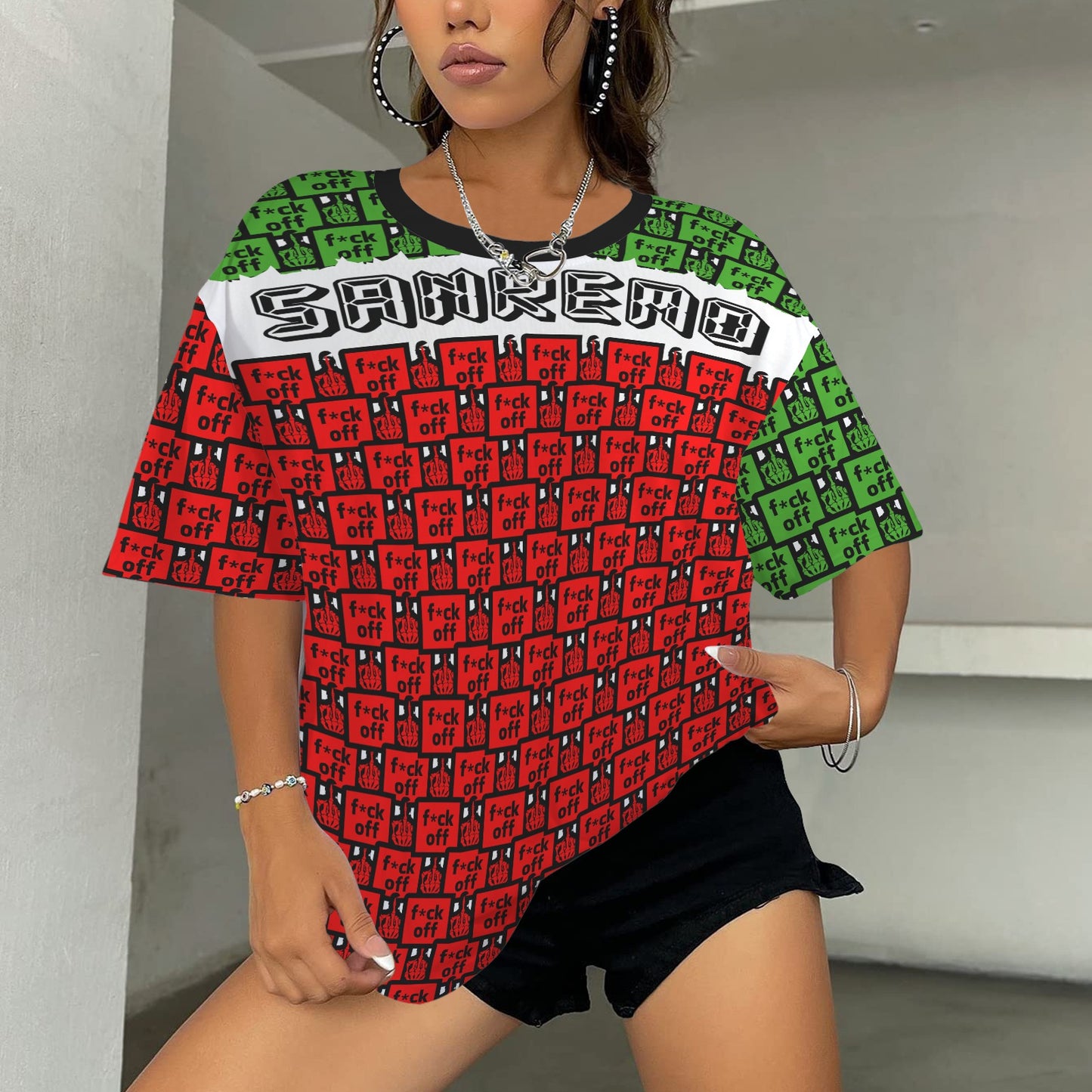 FUCK OFF SANREMO T-SHIRT BLACK