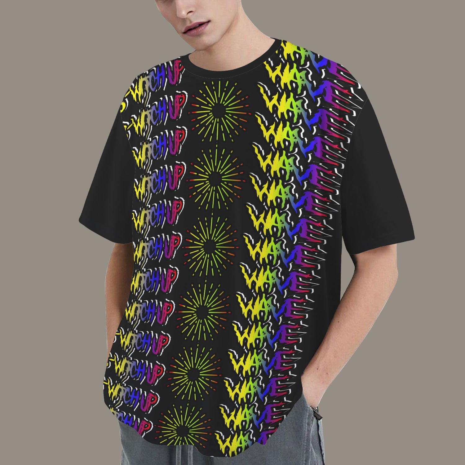 S-WITCH UP WAVE LOGO MULTI  BLACK