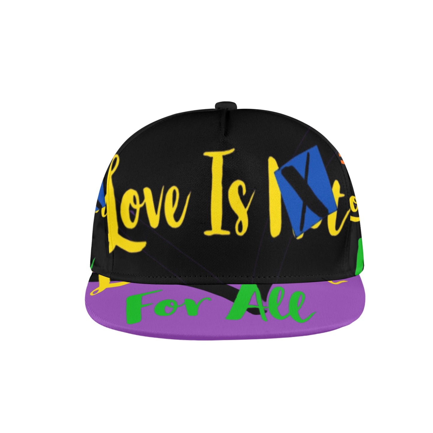 LINFA VIOLET BLACK Snapback Hat