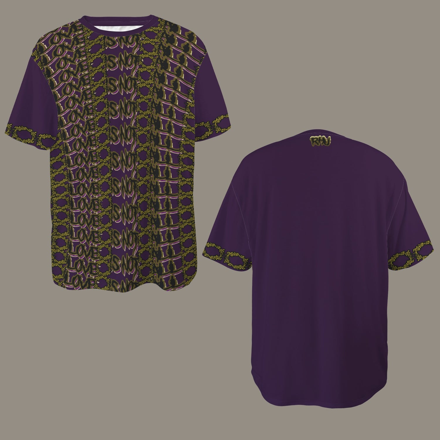 LINFA T-SHIRT BROWN VIOLET
