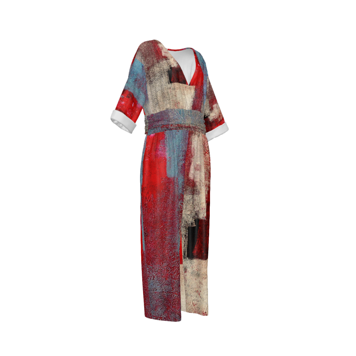 Custom Women's V-Neck Waist-Tied Jumpsuit Set