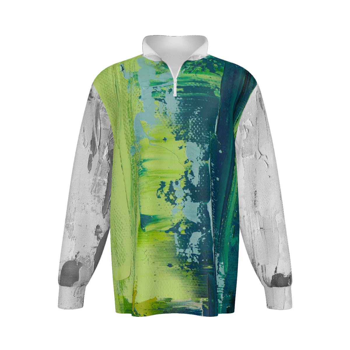 Custom Adult stand-up collar long-sleeved POLO shirt