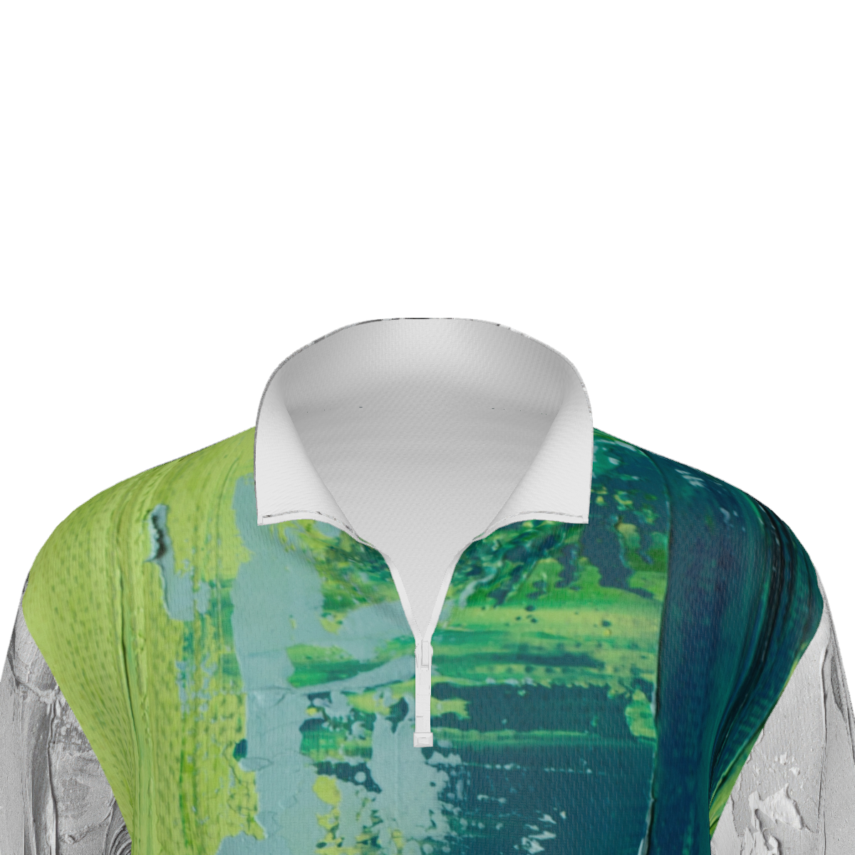Custom Adult stand-up collar long-sleeved POLO shirt