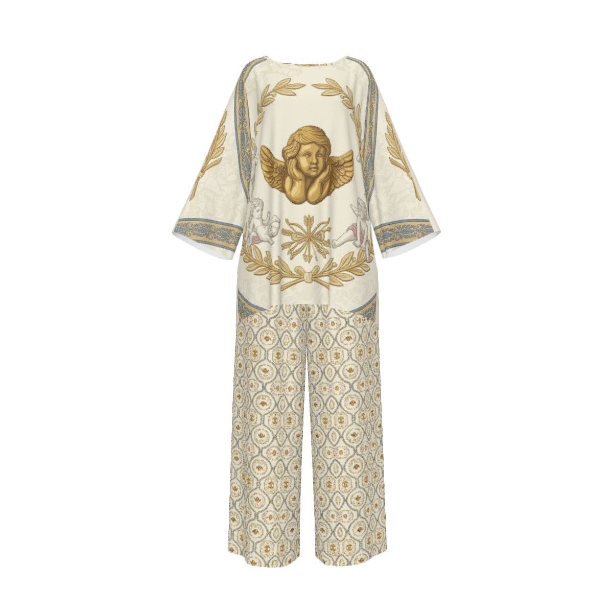 Custom Women's Long Sleeve Top &Pants Set