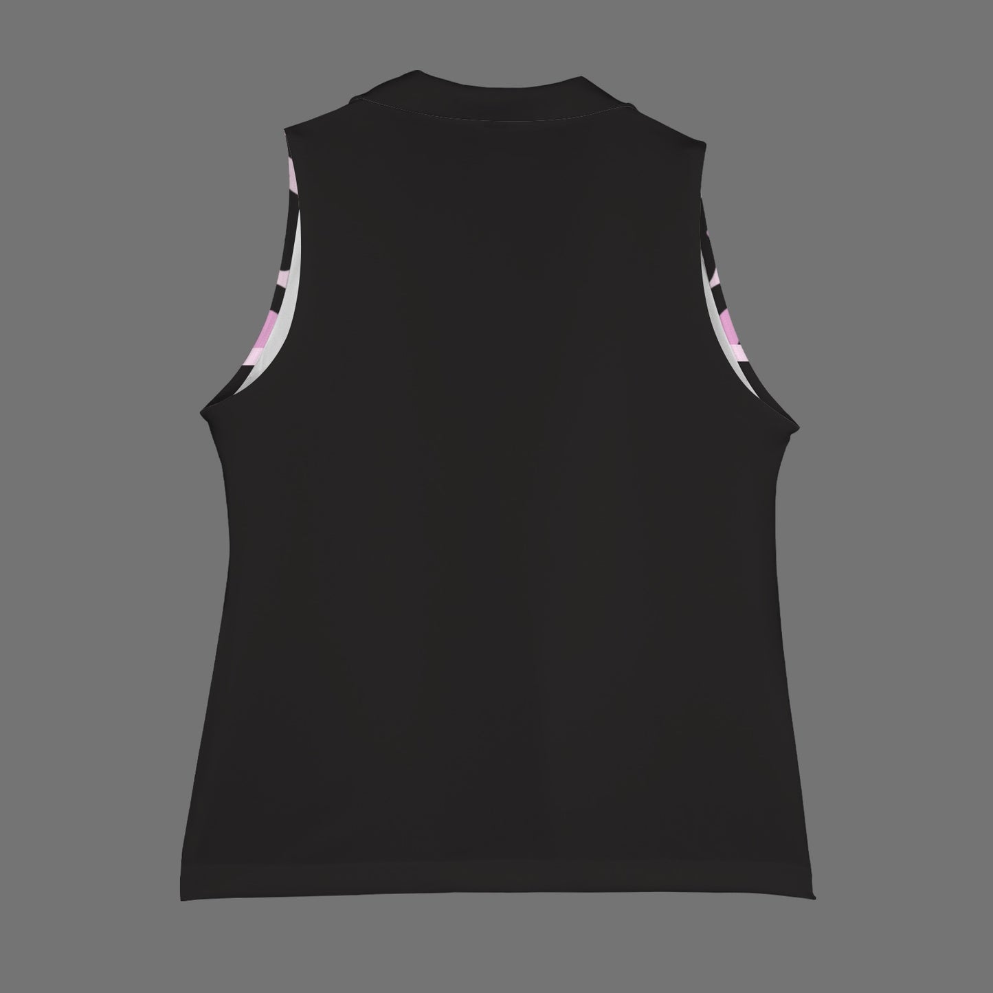 Gilet mamma Black Pink Leopard