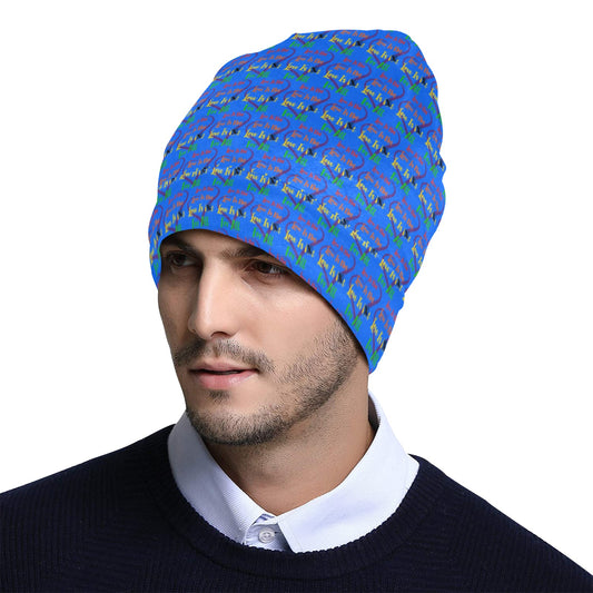 LINFA Little Hearts BLUE FACEBOOK  Beanie