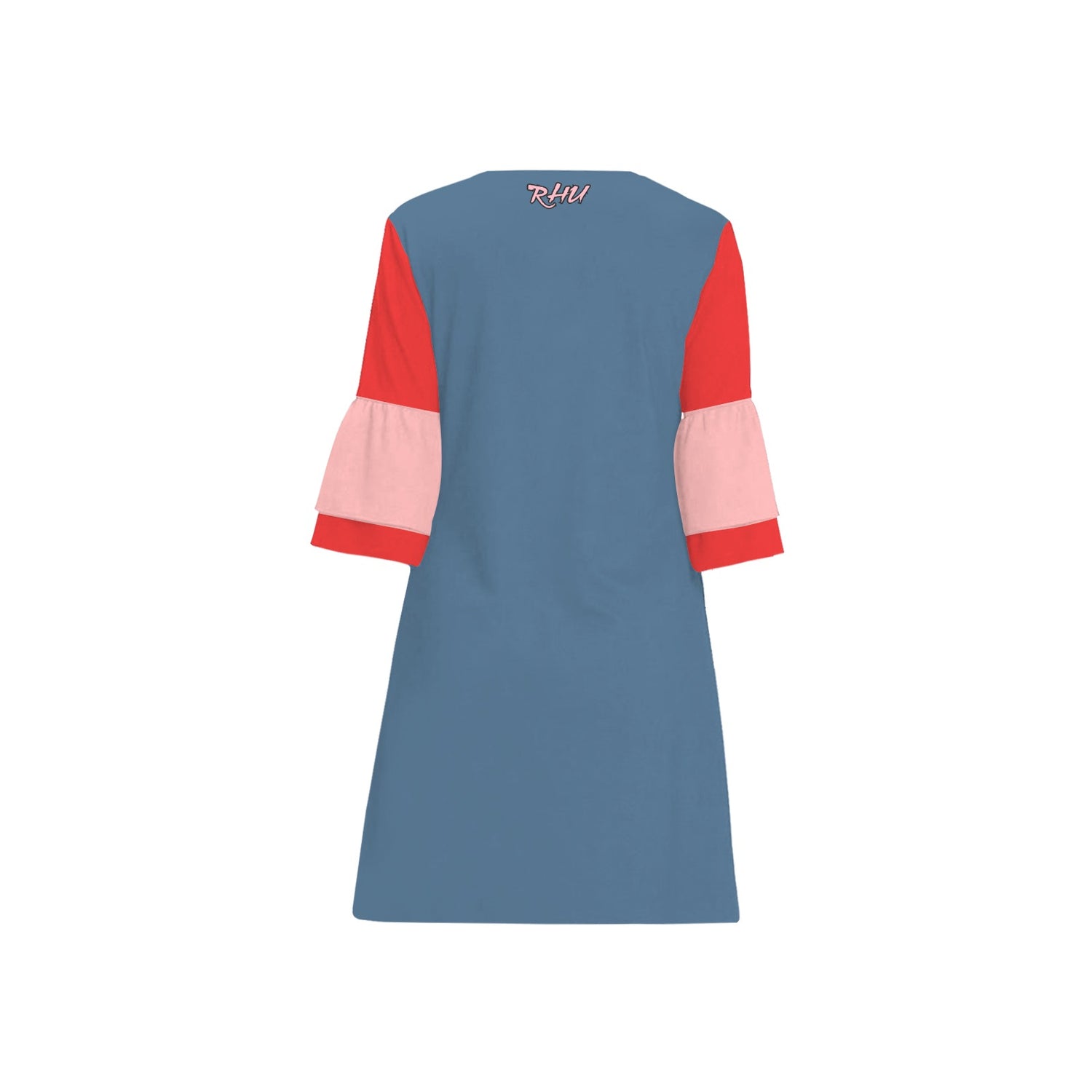 Caution V Neck Kiss Dress