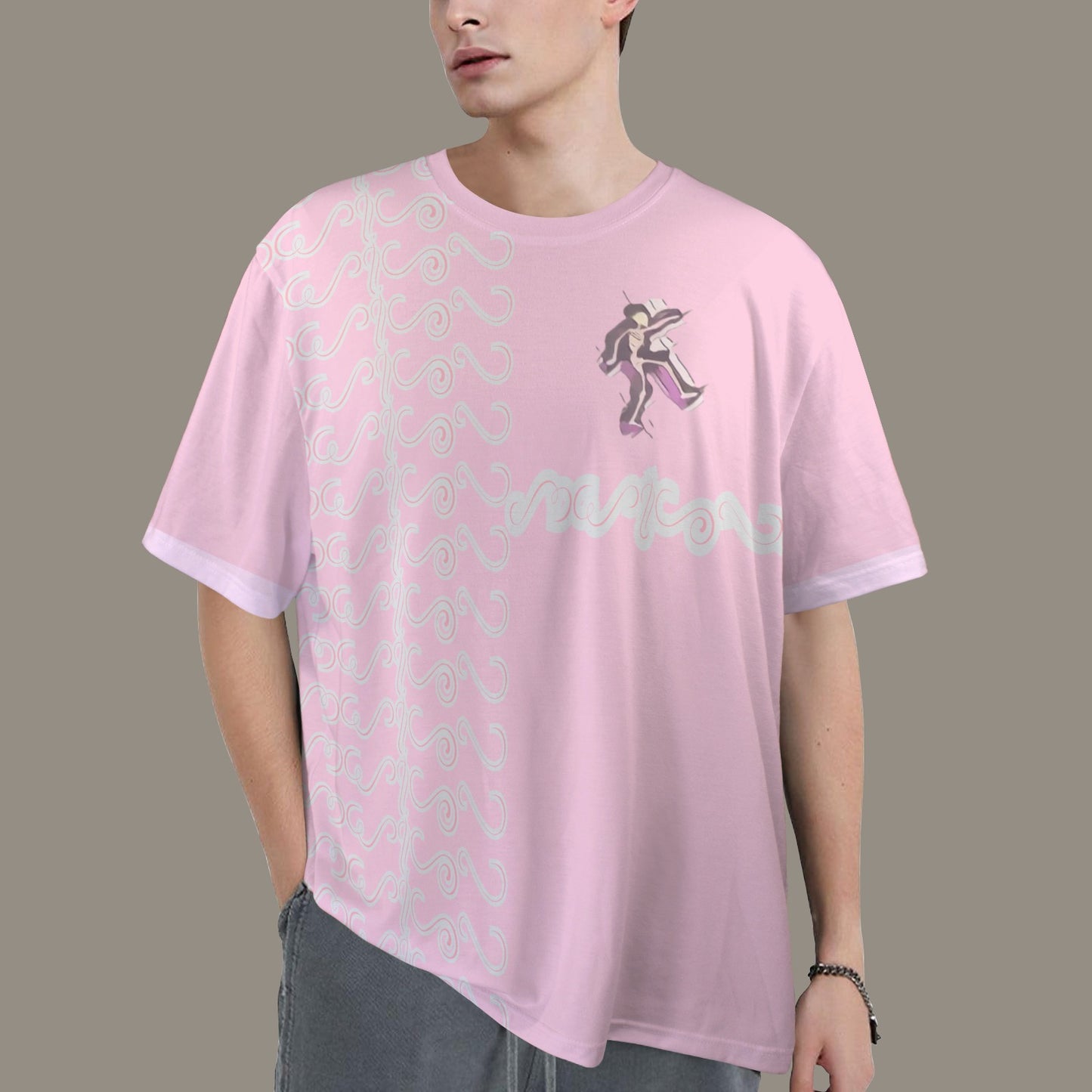 Hidden Name T-shirt Hot Hot Pink Lilac Black 7