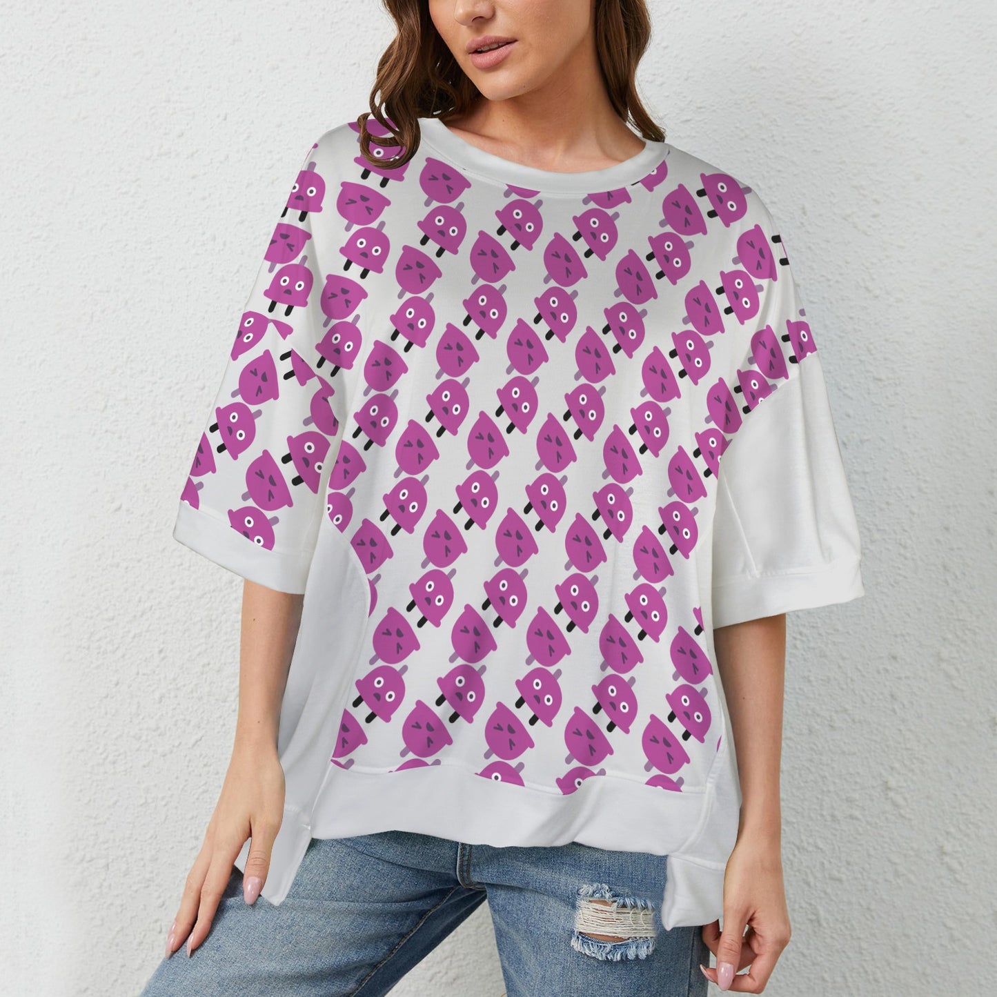 Fear Of Conncetion? Black UnderArm Hem T-Shirt