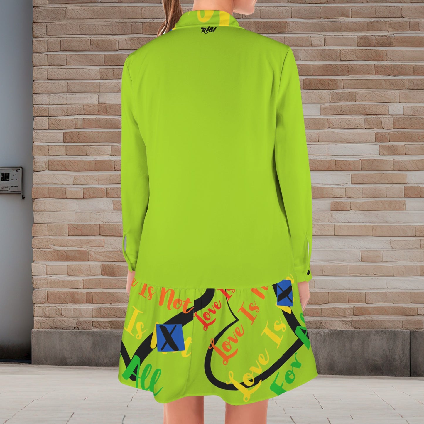 LINFA T SHIRT DRESS Greenish
