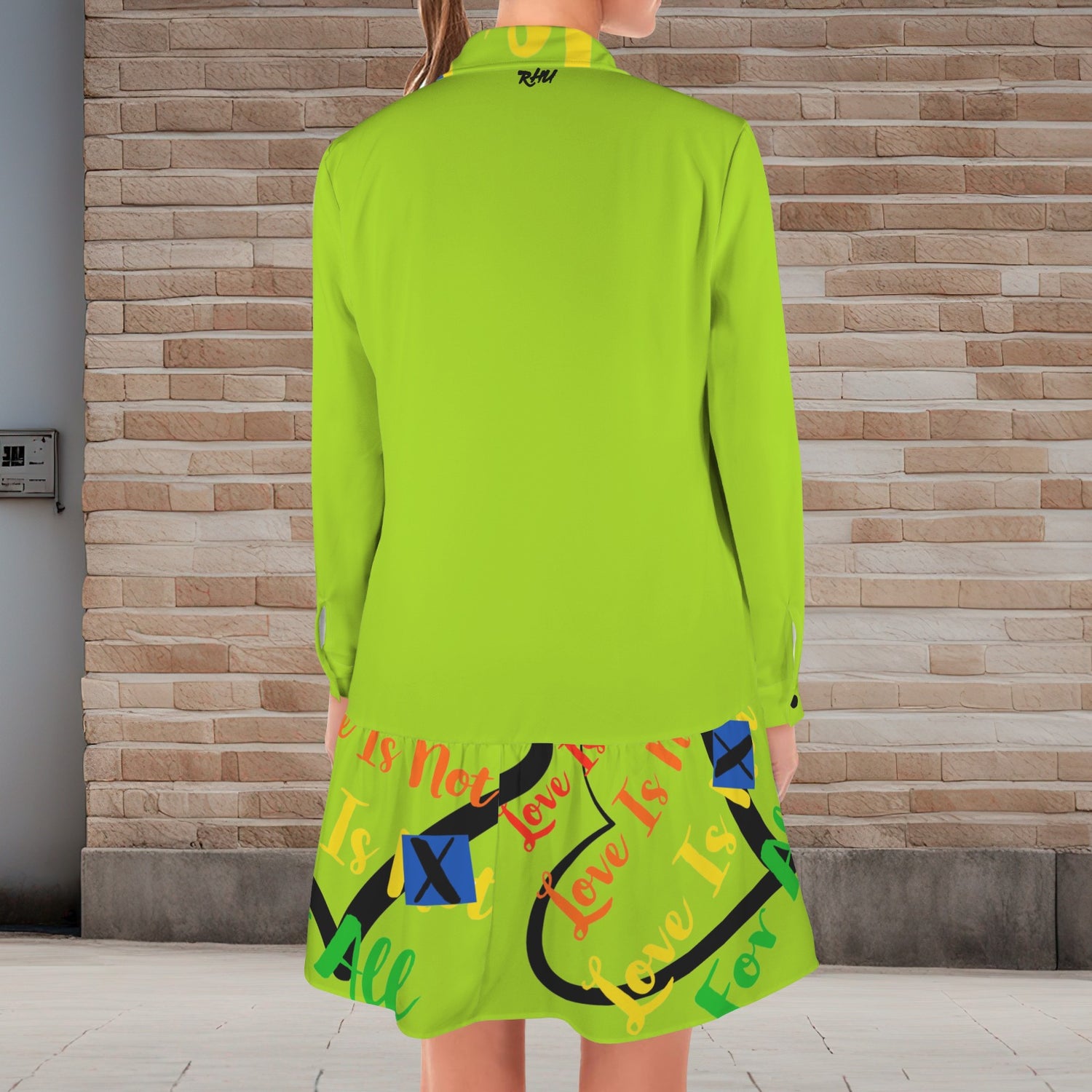 LINFA T SHIRT DRESS Greenish