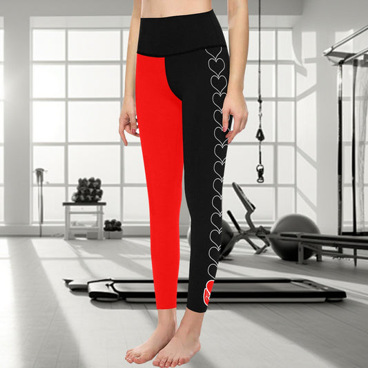 Heart leggings Bicolor