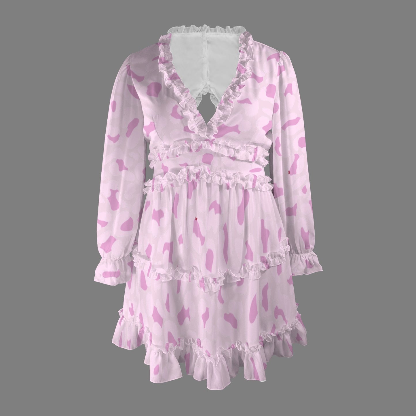 Light Pink/ Pink Leopard Dress