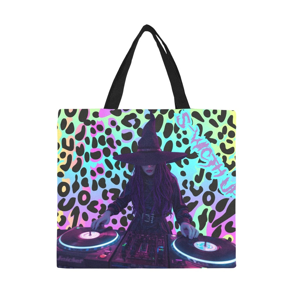 S-WITCH UP Canvas Tote Bag Multi Leopard