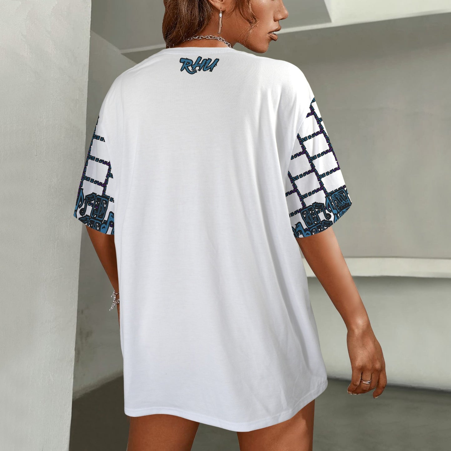 Hidden Name T-shirt White Notes