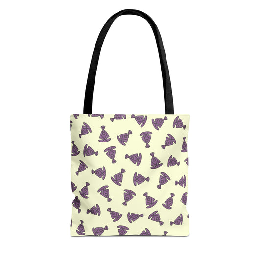 Buddha Tilt Tote Bag Pale Yellow