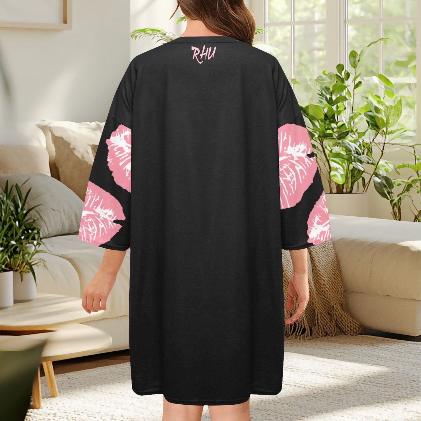 Camicia Notte Ransie Mouth Camicia Notte Black