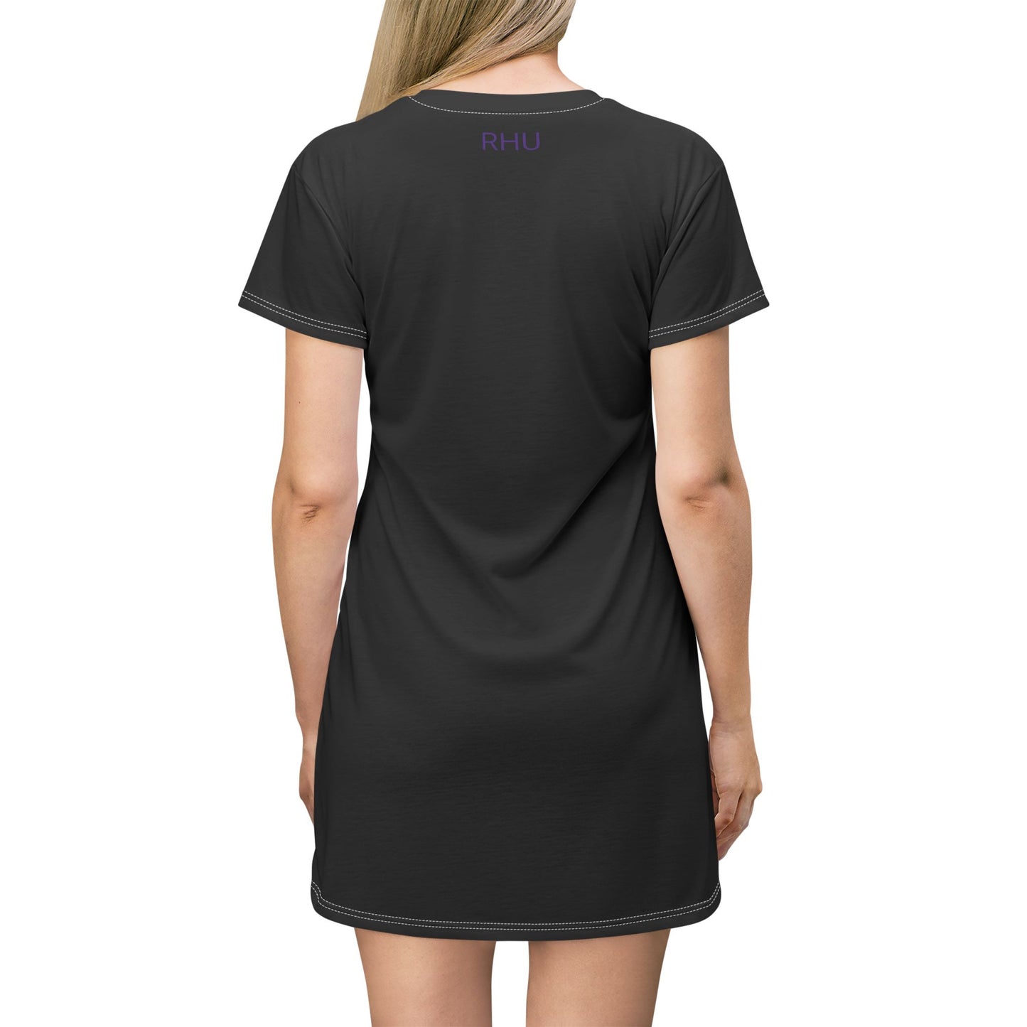 Human Rights LINFA T-Shirt Dress Black 2