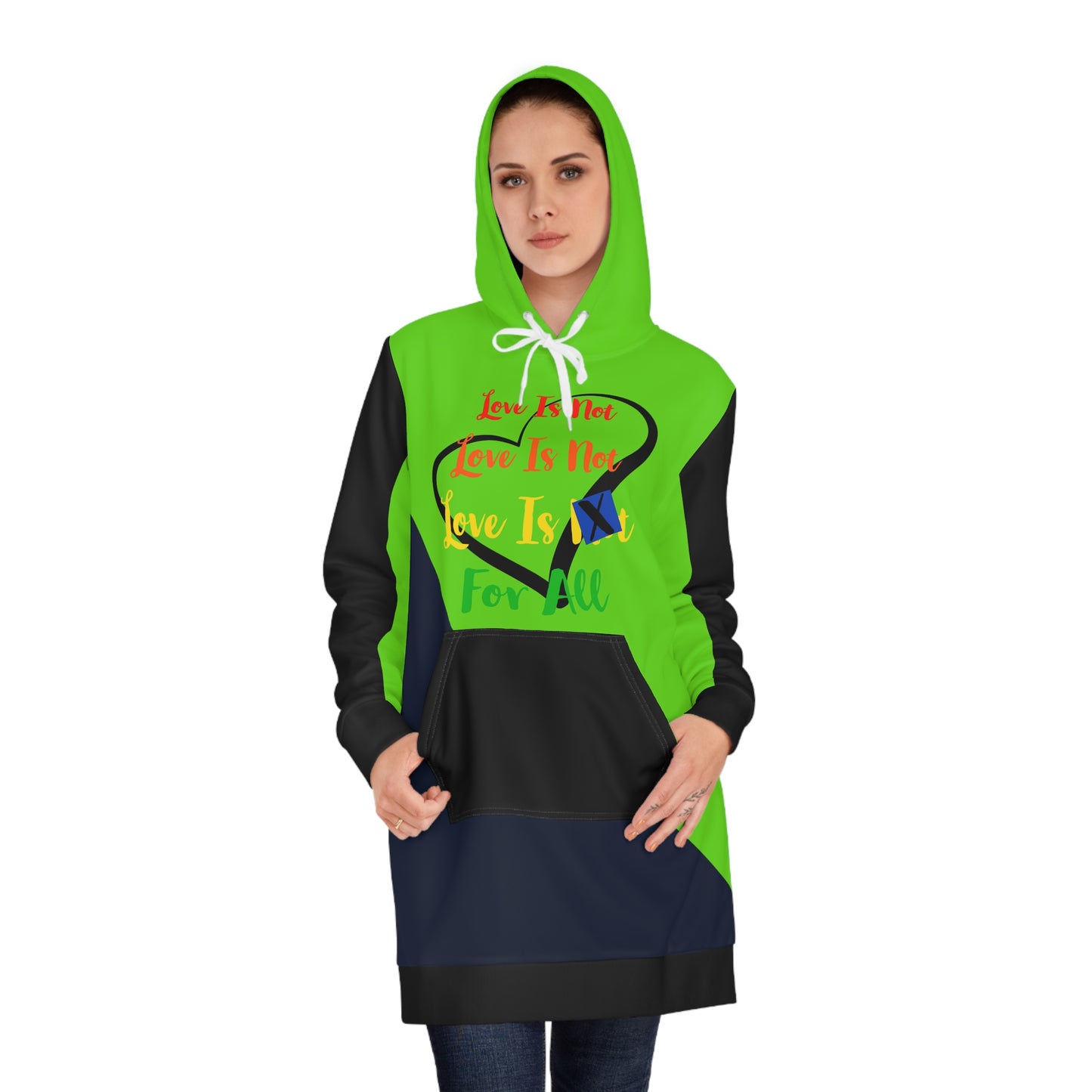 Human Rights LINFA Women's Hoodie Dress