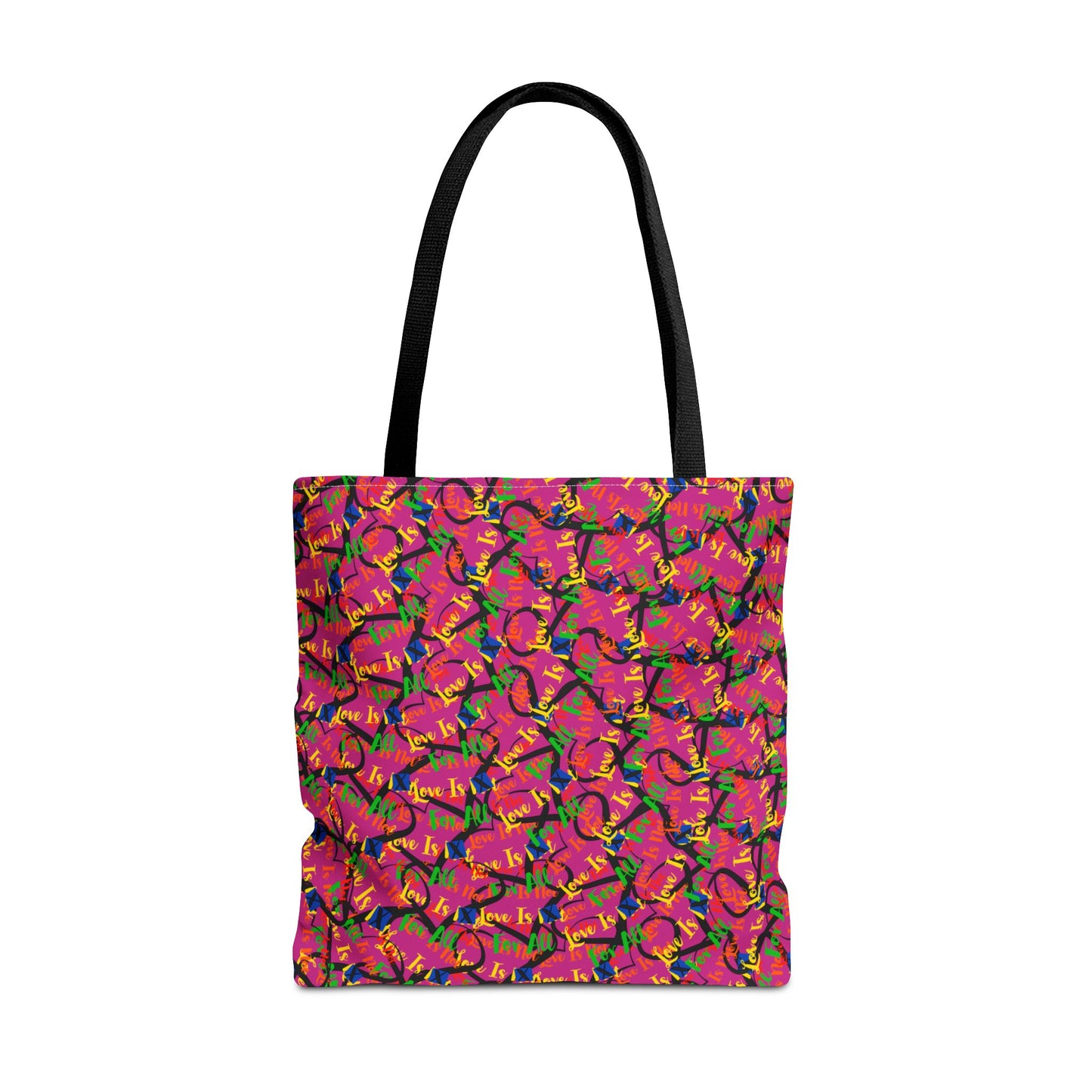 LINFA Chaos In The Heart Tote Bag Hot Pink  (Made in Germany)