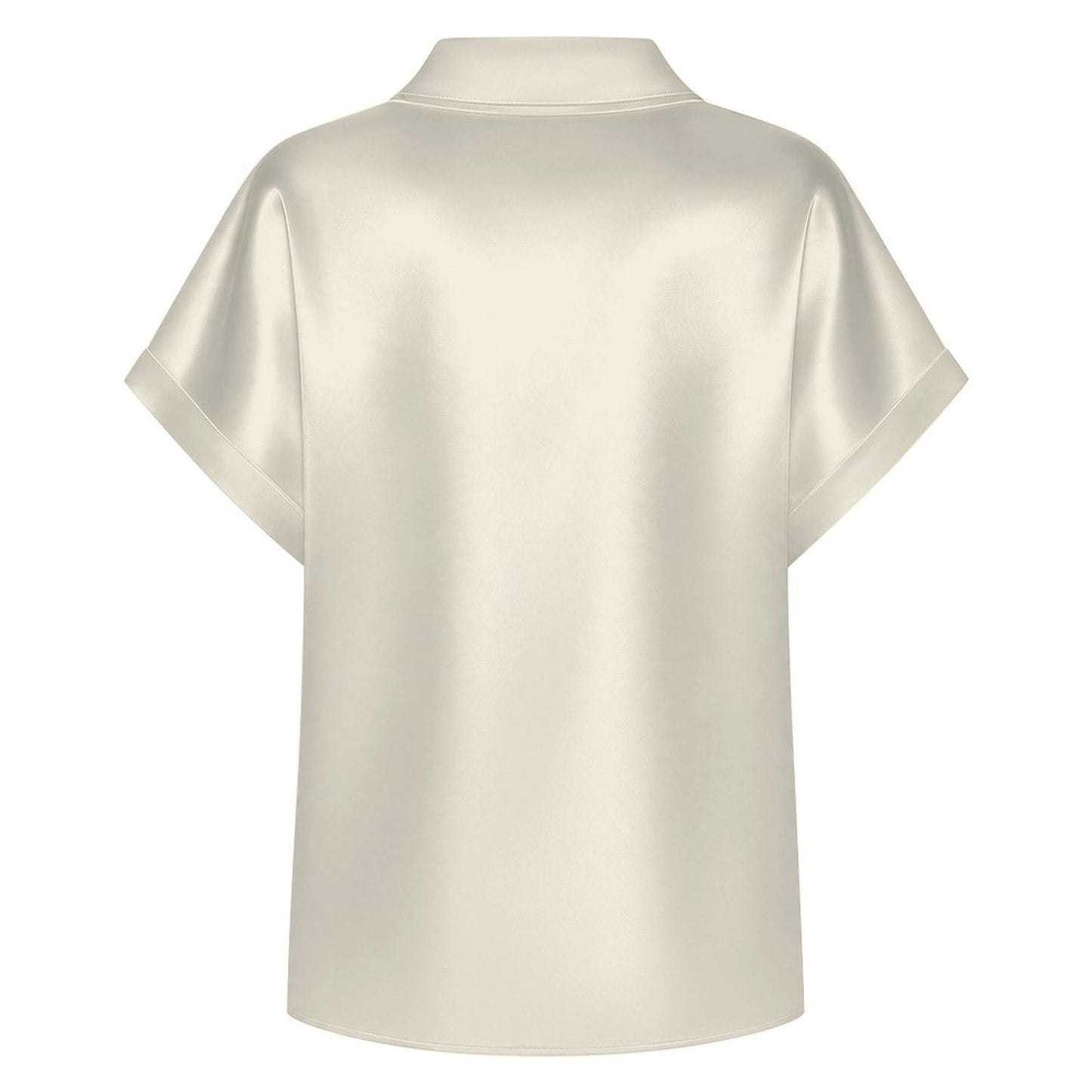 Custom Women's Satin short-sleeved shirt