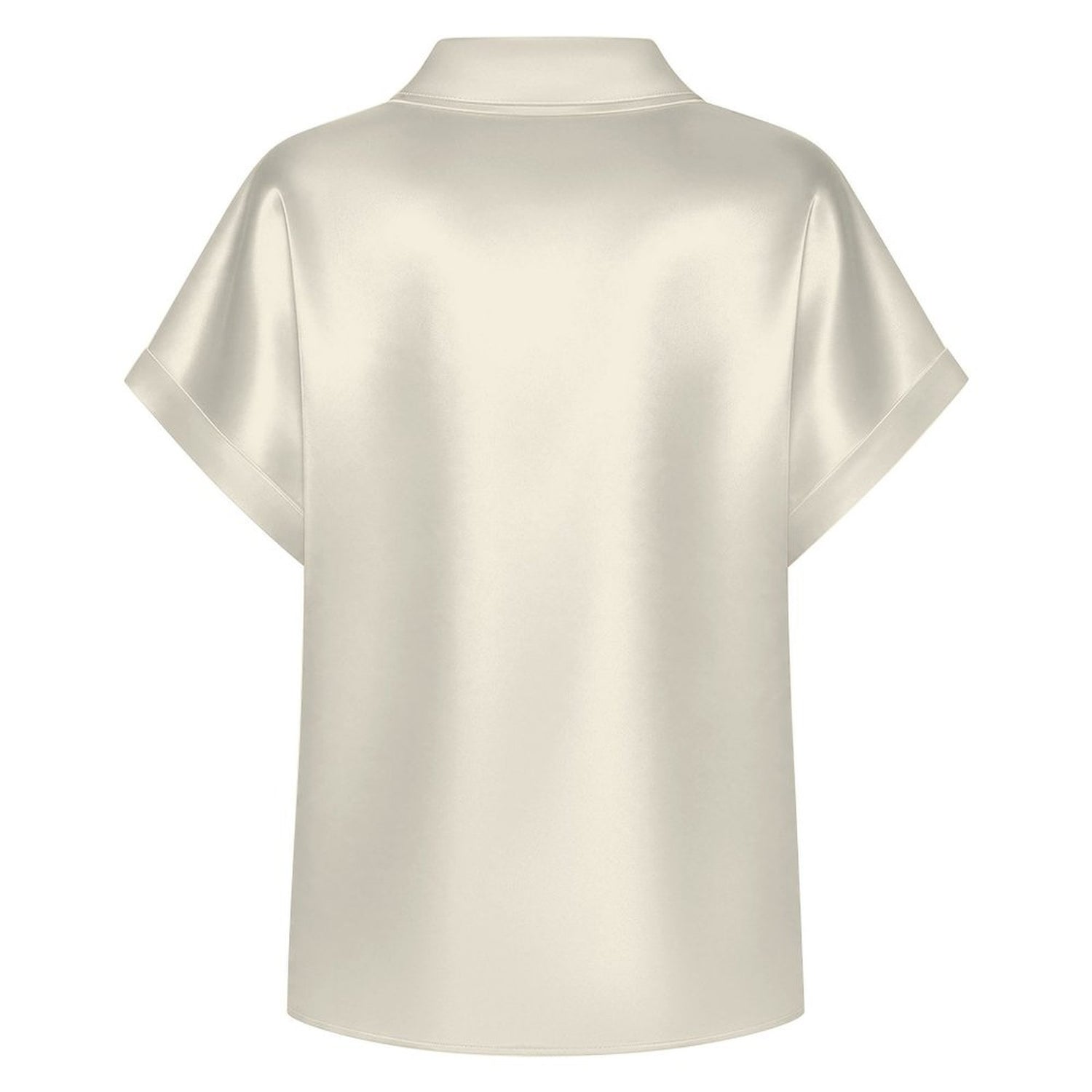 Custom Women's Satin short-sleeved shirt