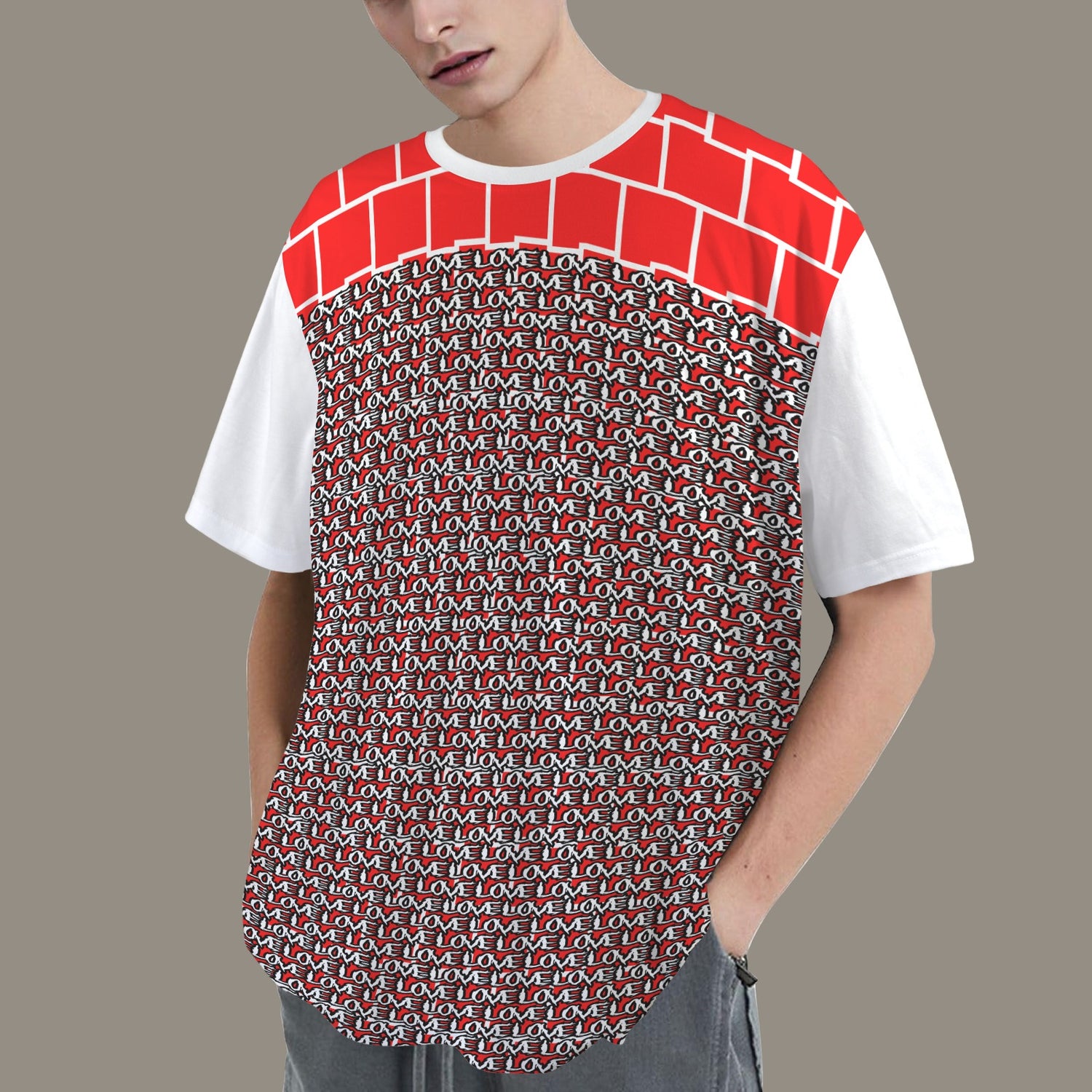 SE SON ROSE - RED LOVE WALL SMALL LOVE 2 - WHITE