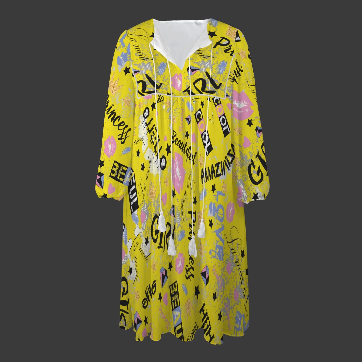 Be Amazing Long Dress Yellow