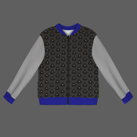 Hearts Down Lightweight Jacket Light Grey Blue