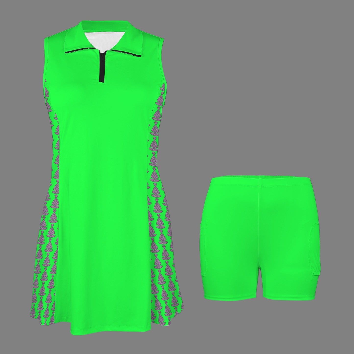 Activedress Joker Green Buddha Pattern 2 Sides