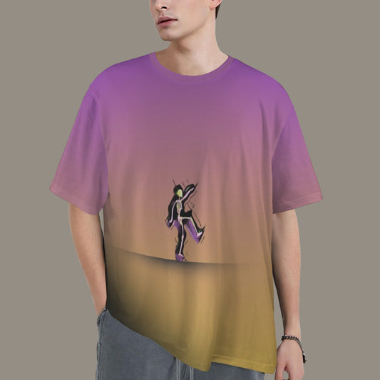 HSM T-shirt Skeleton Purple Brown