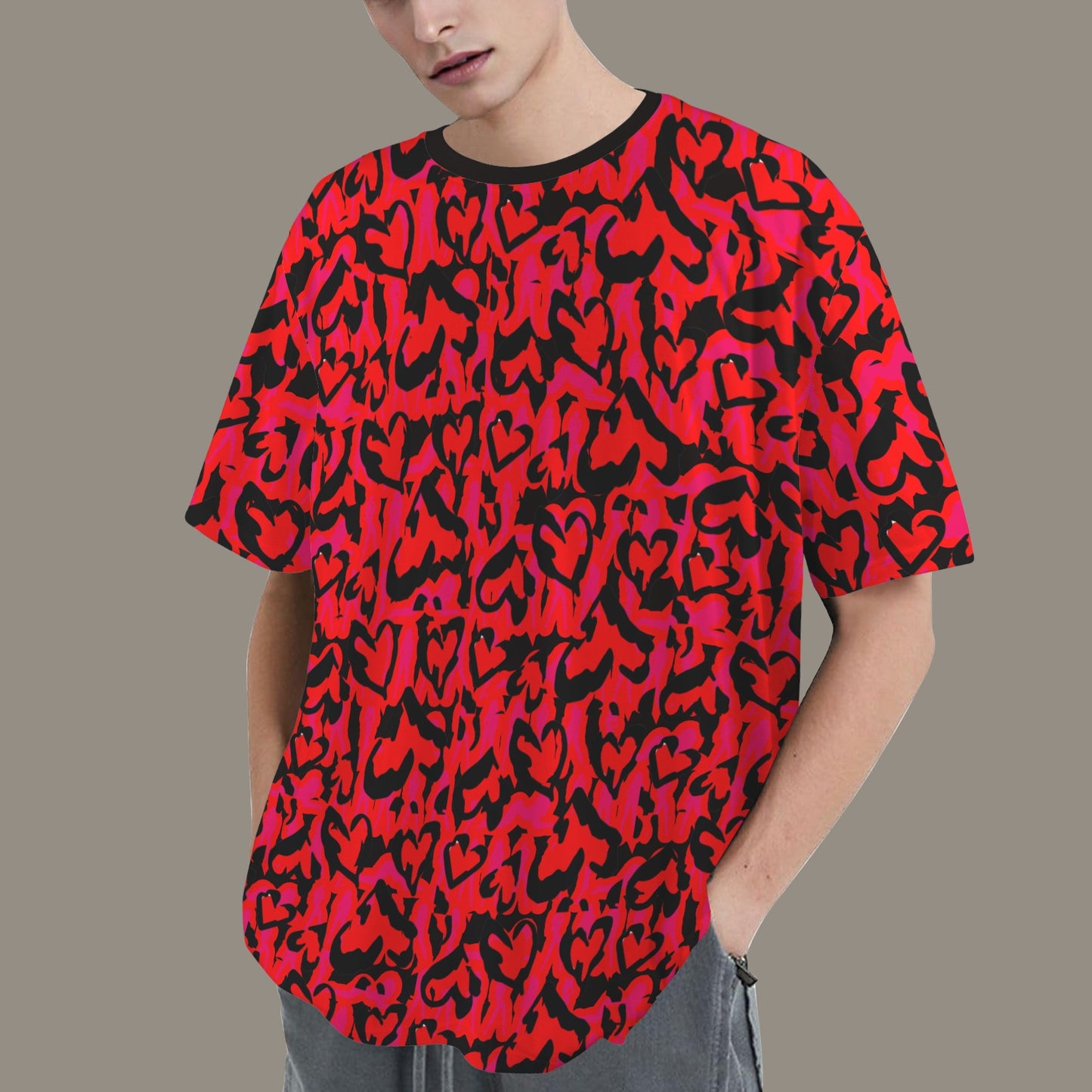 CAUTION  Mosquitoes  HEARTS White T-SHIRT