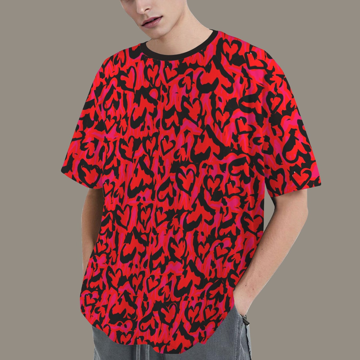 CAUTION  Mosquitoes  HEARTS White T-SHIRT