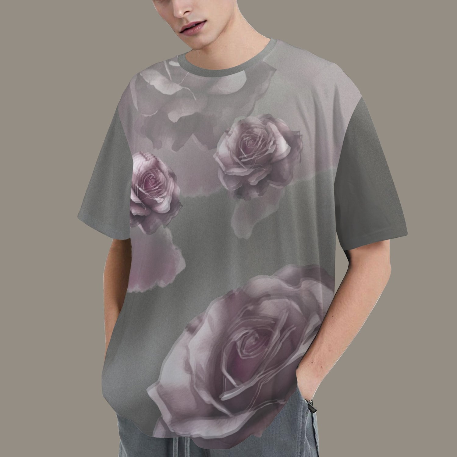 Se Son Rose Fioriranno -Love U till I die Unisex T-Shirt Grey