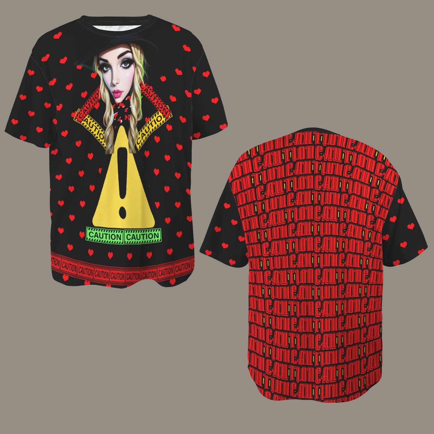 RANSIE CARTOON CAUTION T-SHIRT